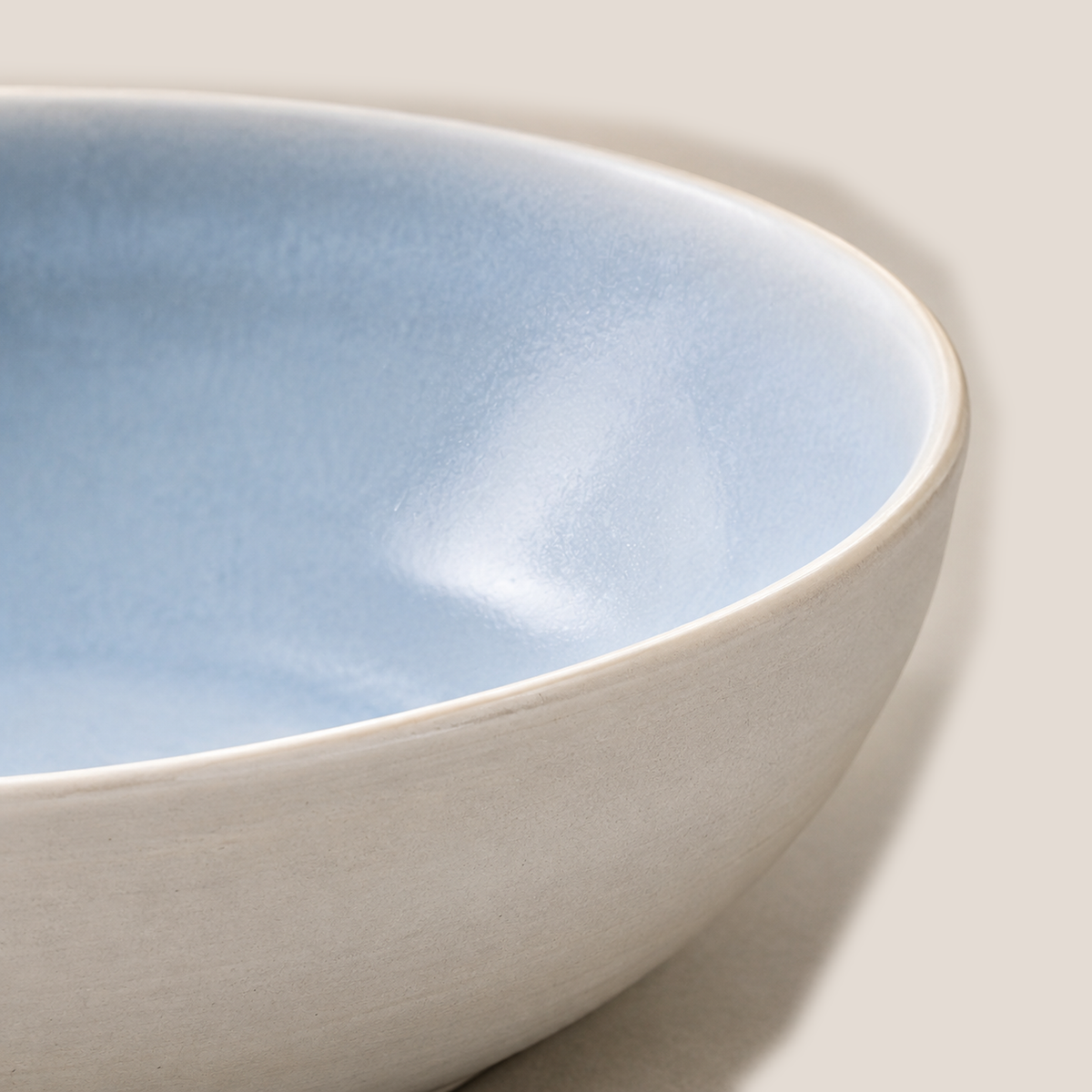 OrienX Plat ovale — Ciel — détail de l’émail