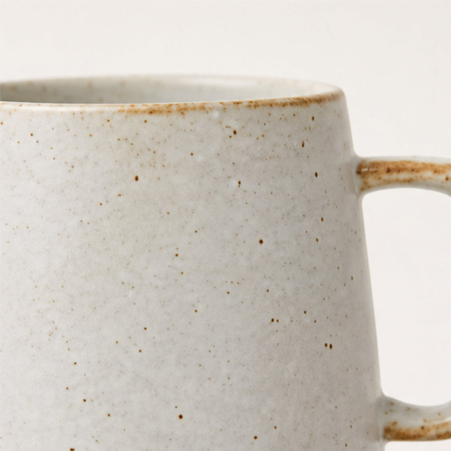 OrienX — Mug Lune blanche — Détail de surface