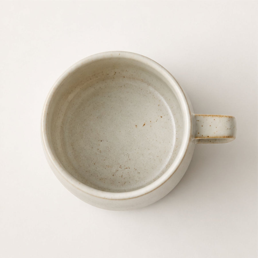 OrienX — Mug Lune blanche — Vue du dessus