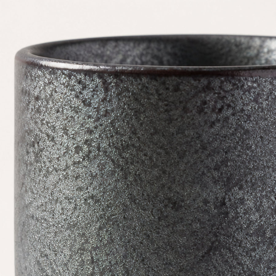 OrienX — Gobelet thé Bois noir — Détail de surface
