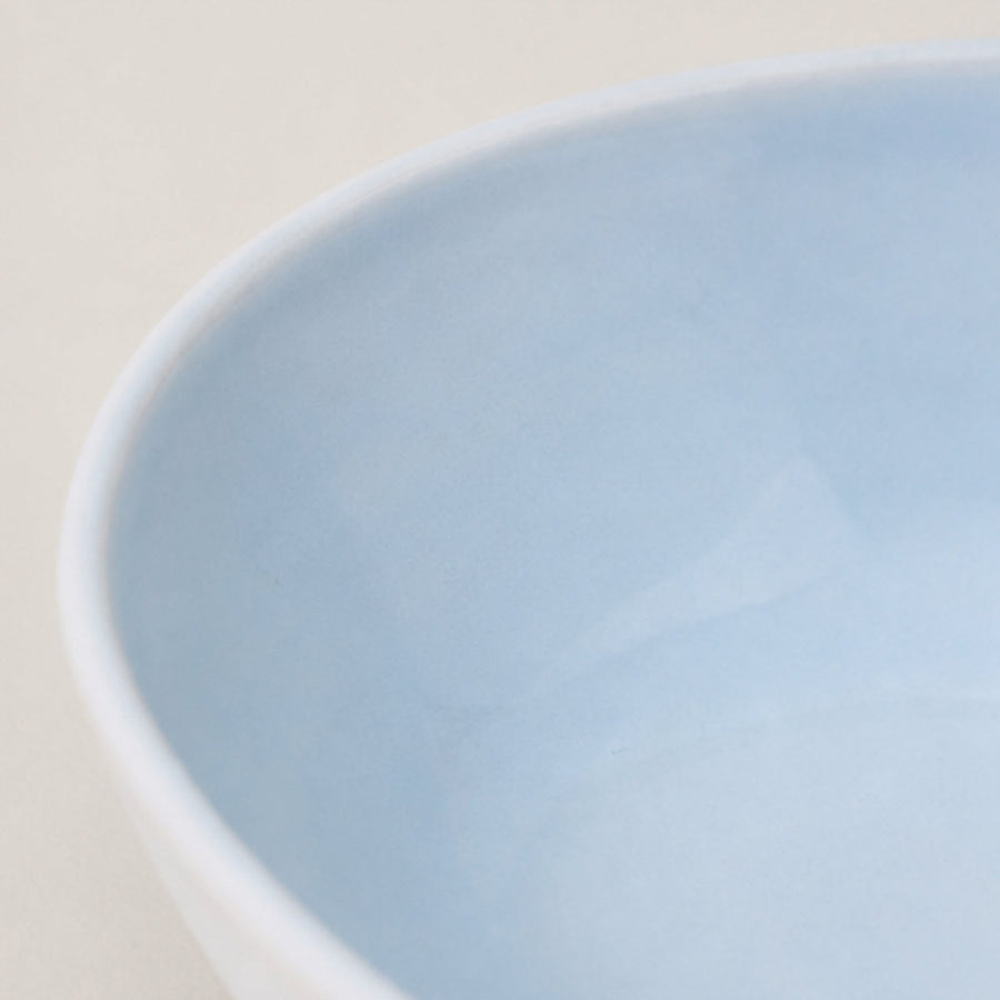 OrienX — Bol ovale Brume bleue — Détail de surface