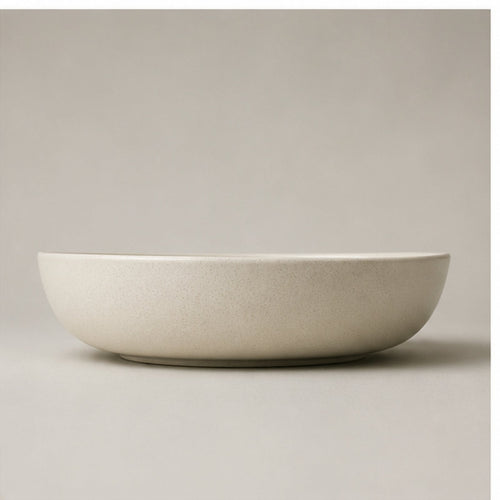 OrienX — Grande assiette Minéral — Vue latérale