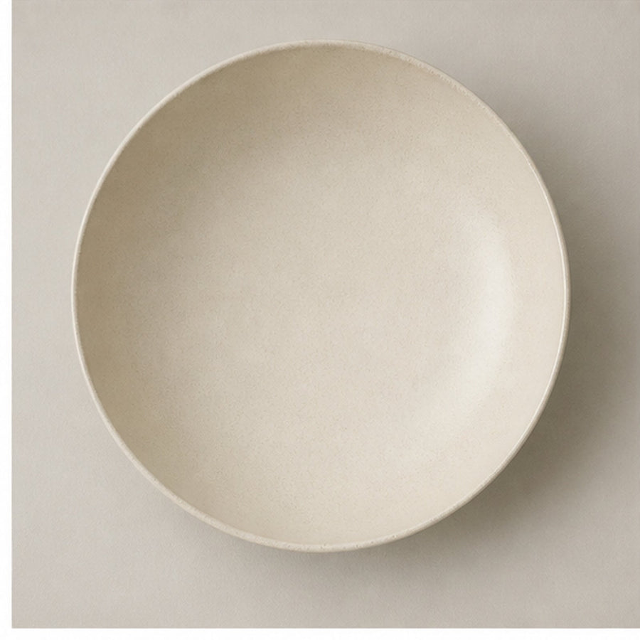 OrienX — Grande assiette Minéral — Vue du dessus