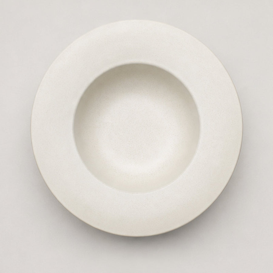 OrienX — Assiette creuse Minéral — Vue du dessus