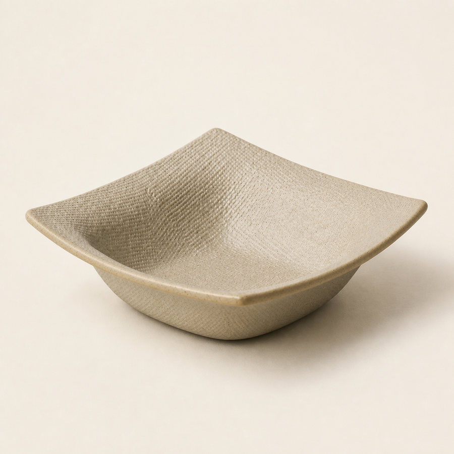 Plat carré — Sable tissé