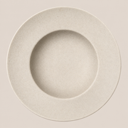 OrienX Assiette creuse à aile — Brume — vue du dessus