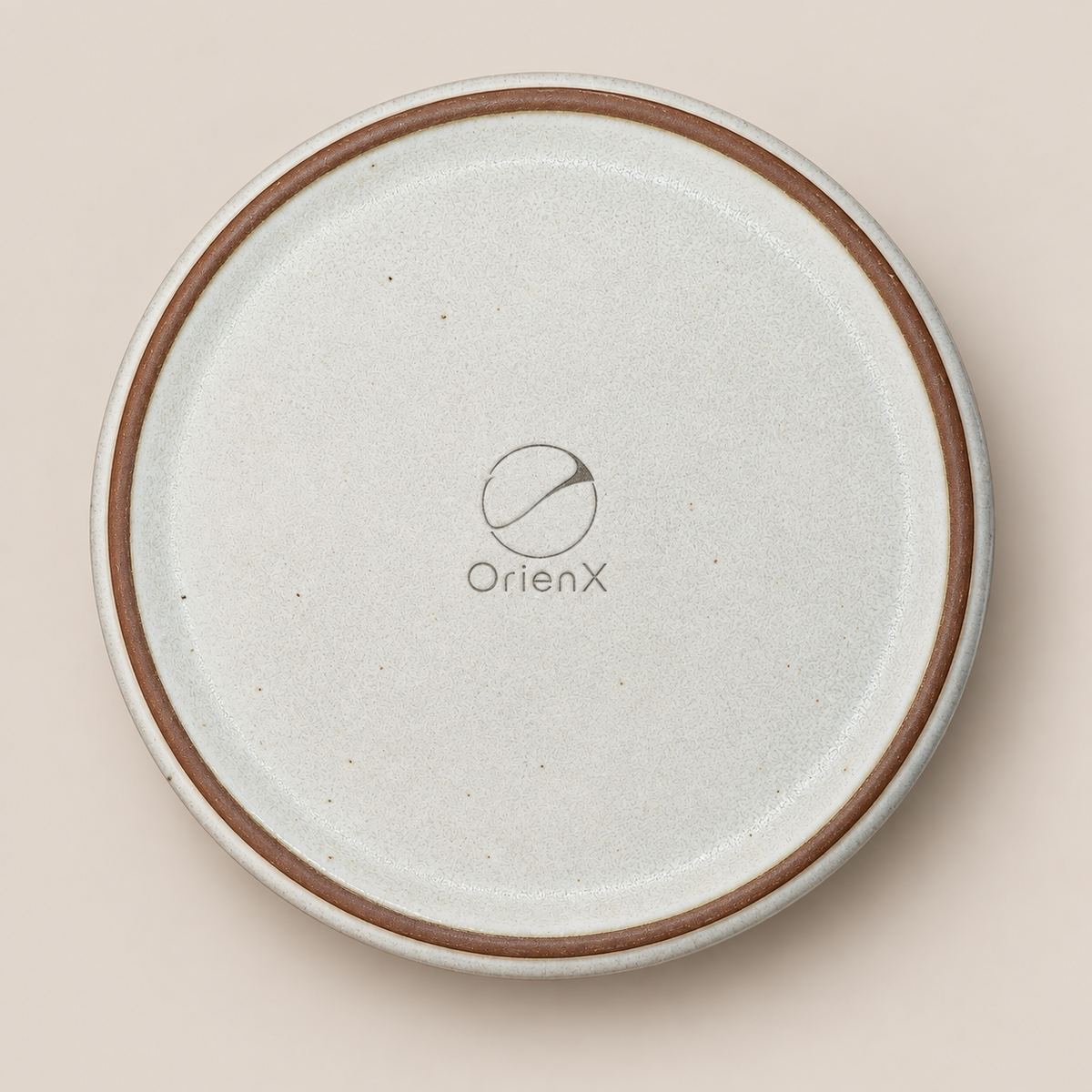 Bol droit — Cendre — Pied annulaire compact