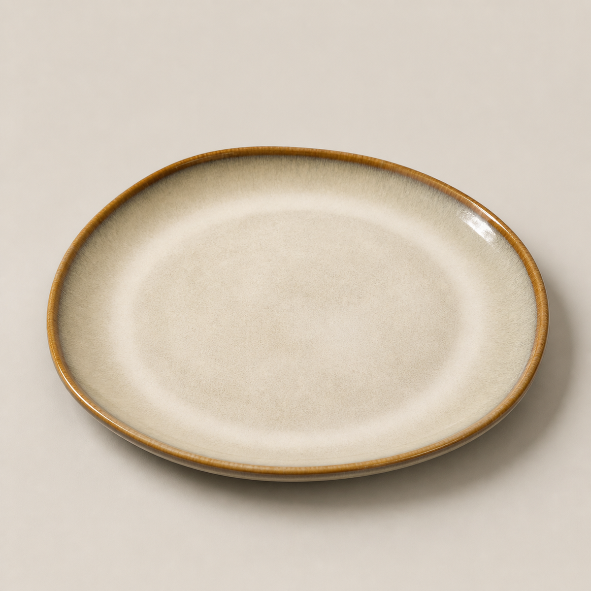 OrienX Assiette plate — Yunhuang — vue trois-quarts