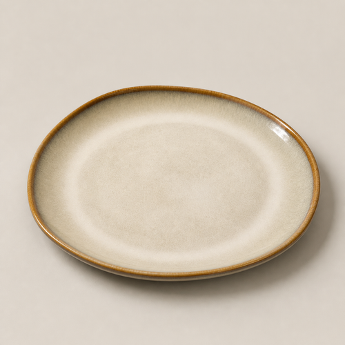 OrienX Assiette plate — Yunhuang — vue trois-quarts