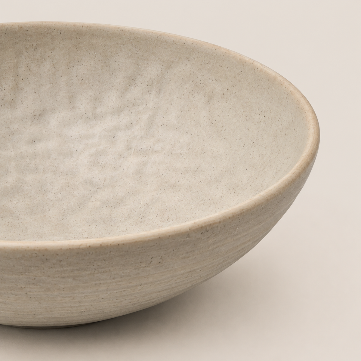 OrienX — Bol du matin Brume, détail de la surface mate non émaillée