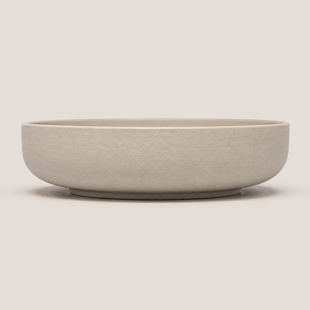 OrienX Grand saladier — Sable — vue de profil