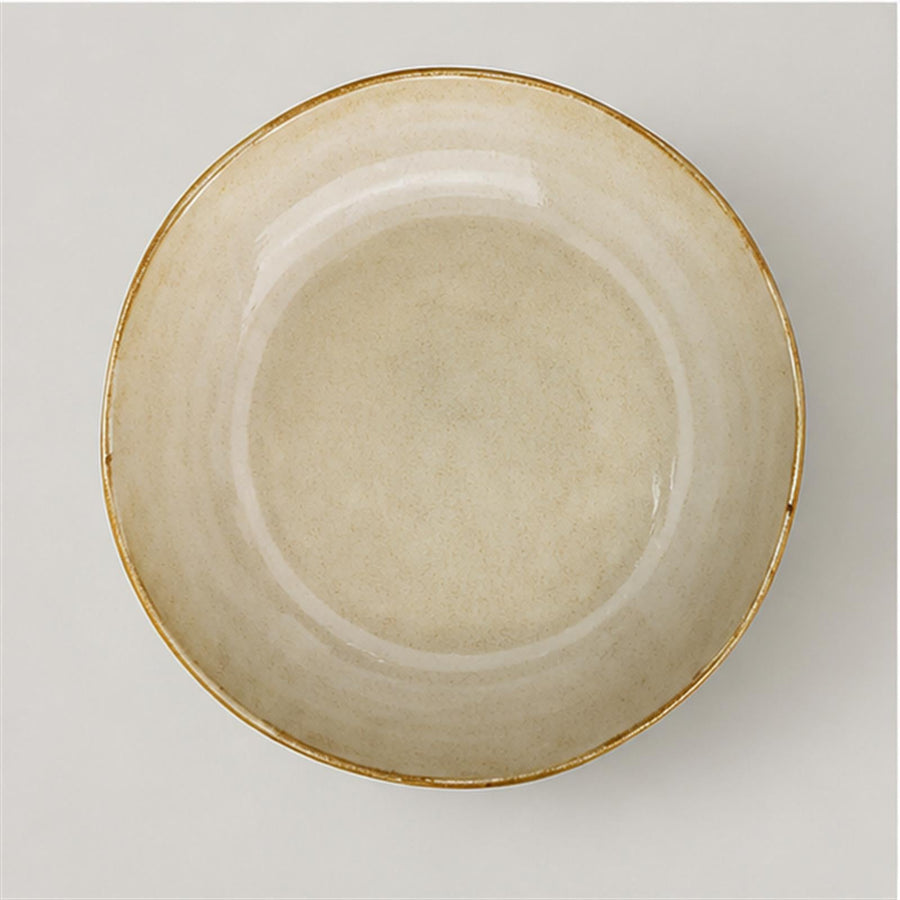 Bol de service irrégulier 21,8 cm — Yunhuang, vue de dessus