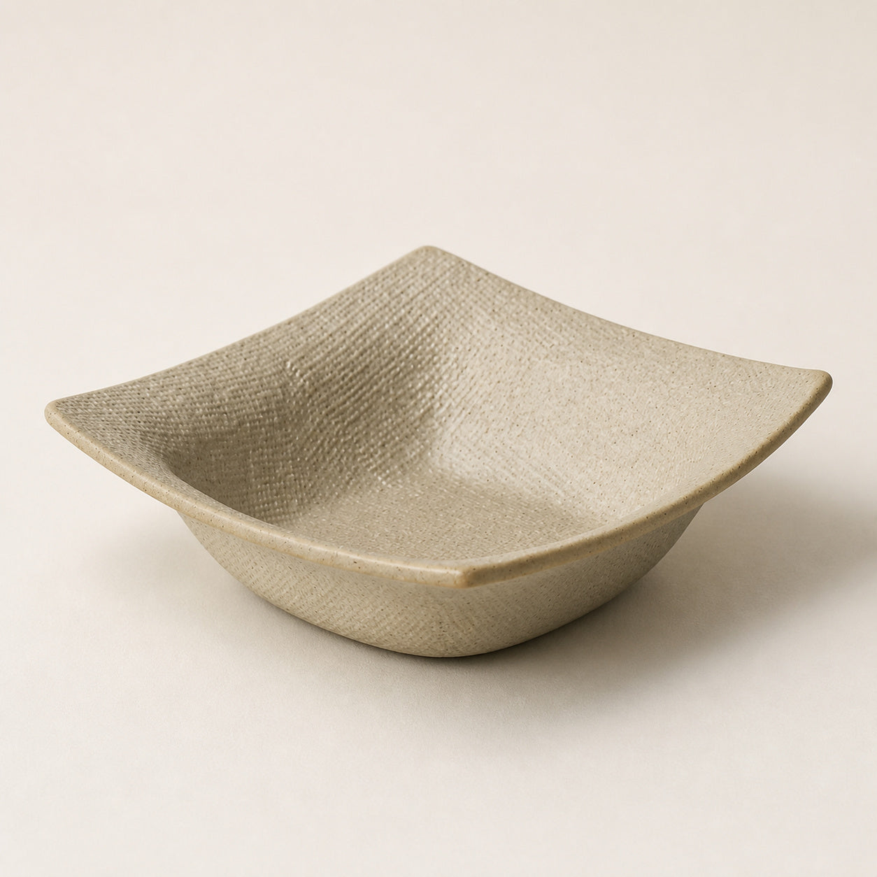 Plat carré — Sable tissé — Vue générale
